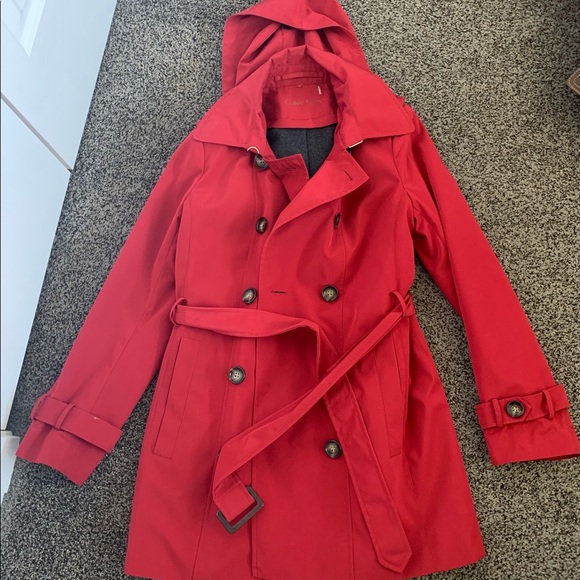 Calvin Klein Trench Coat With Detachable Lining - Picture 3 of 5